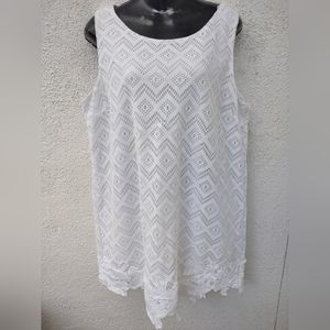 Charlotte Russe White Lace Dress Spring Summer Party Easter Bride XLarge